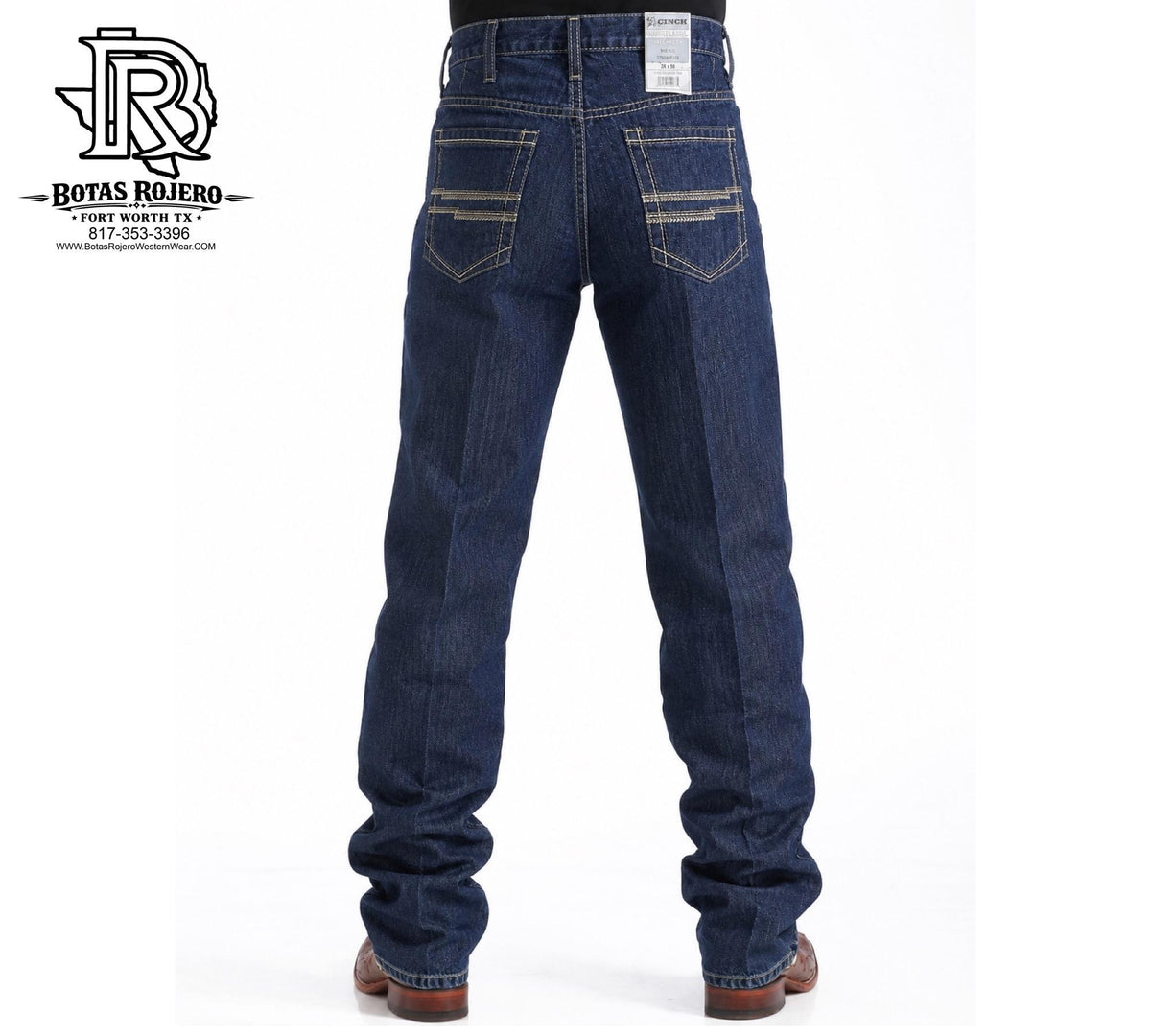 MENS CINCH WHITE LABEL RINSE INDIGO-RELAXED JEANS | MB92834057