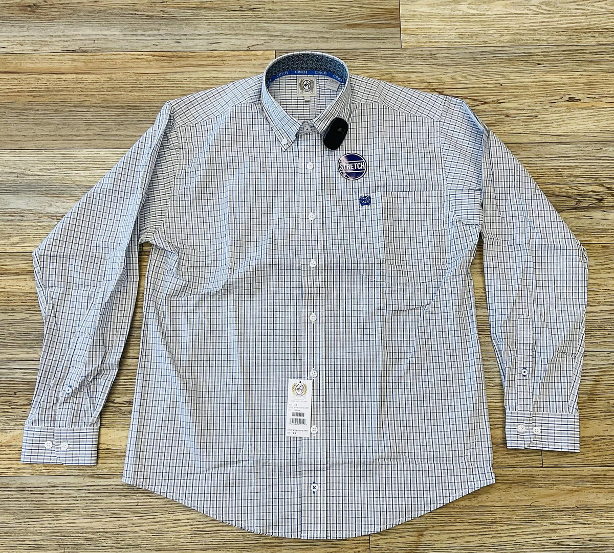 MENS CINCH WHITE LONG SLEEVE SHIRT | MTW1105792 – Botas Rojero