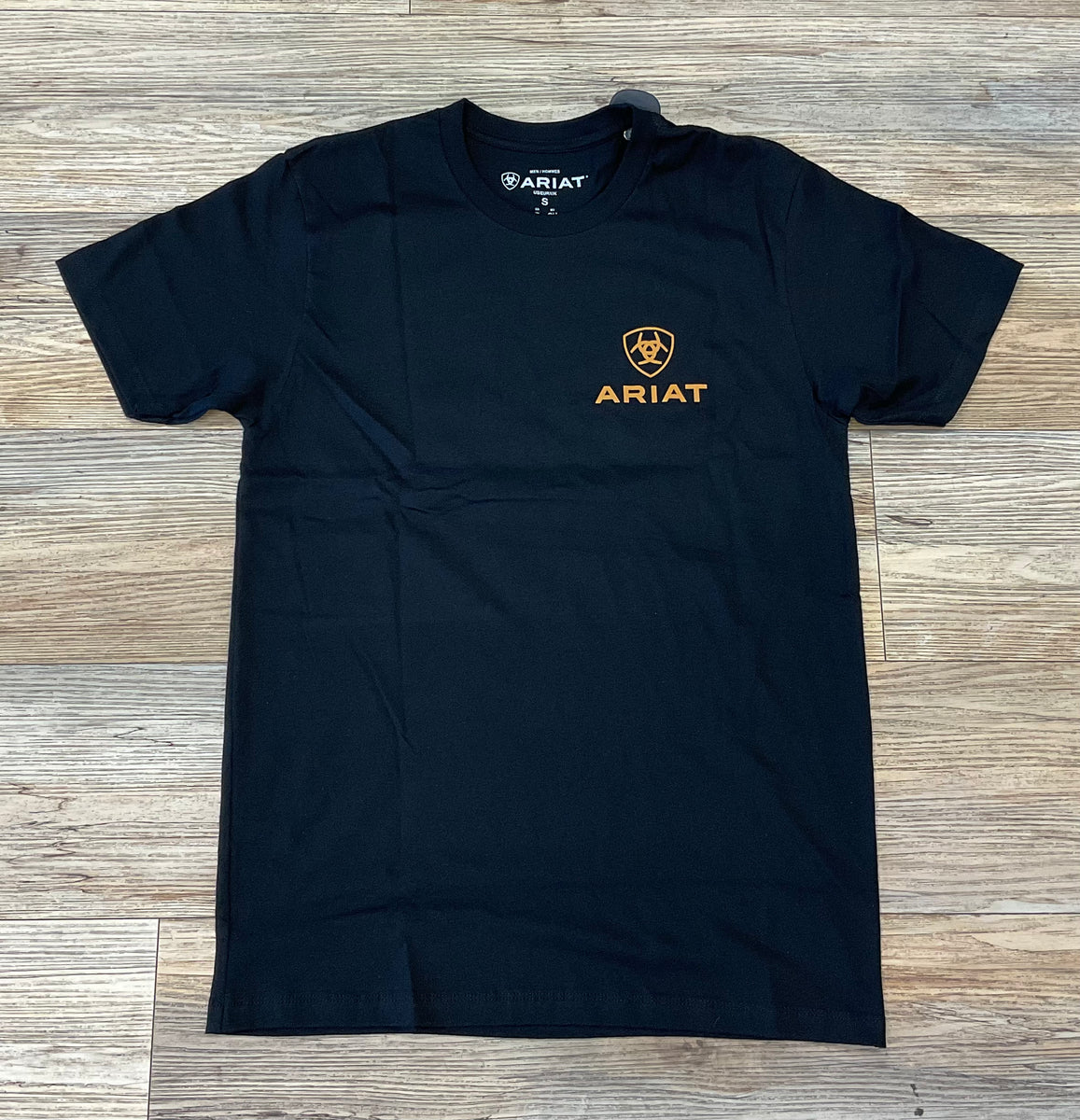 T-shirt Uomo Ariat Con Bandiera Del Grano, Colore Militare, Morbida E Resistente, Stile Casual