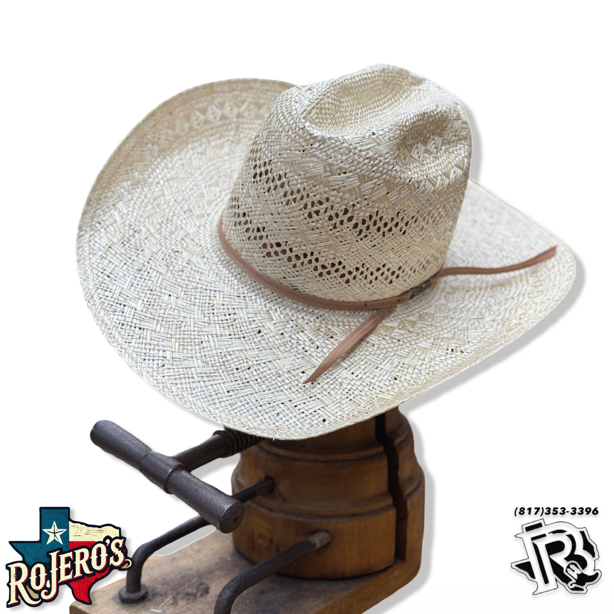 “ 1804 “ AMERICAN STRAW COWBOY STRAW HAT SISAL