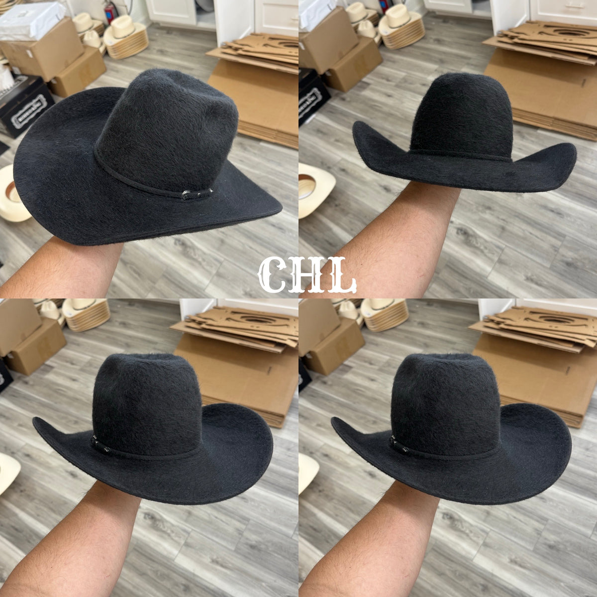 10X GRIZZLY CHARCOAL | RODEO KING FELT COWBOY HAT – Botas Rojero display picture 2