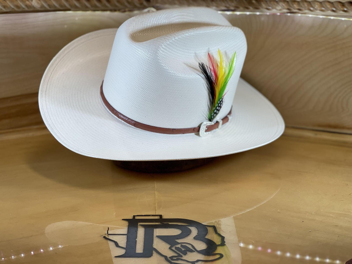 Stetson Straw Hat 10x | Primo Cognac 3.5 inch brim – Botas Rojero