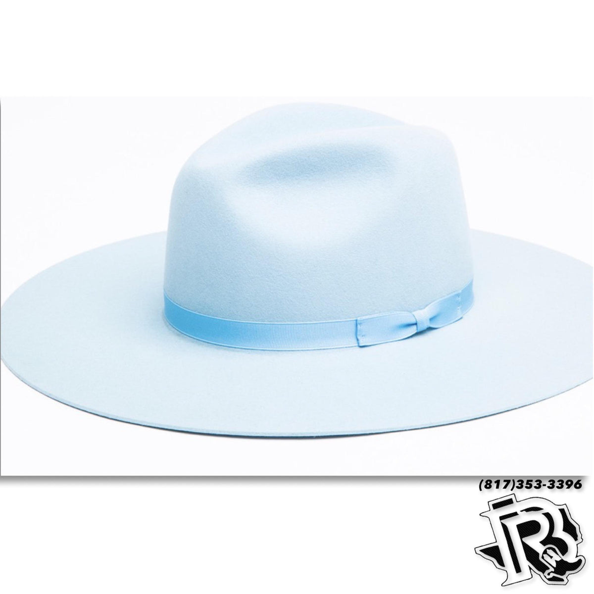 Clyde Light Blue Felt Hat 4X Lightning Dusk Blue Felt Hat - Bailey Hats – Hamley  main image 2