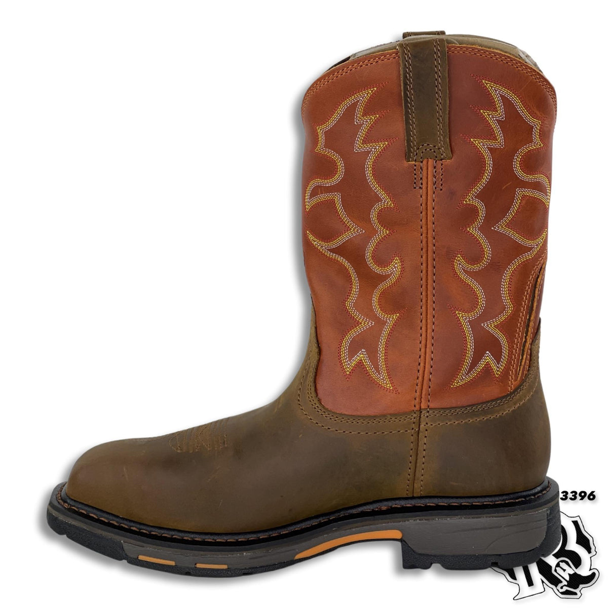 Ariat WorkHog Mens Size 13EE  Steel Toe  Boots  Western 100D6961 Brown Orange Ariat Men main image 3