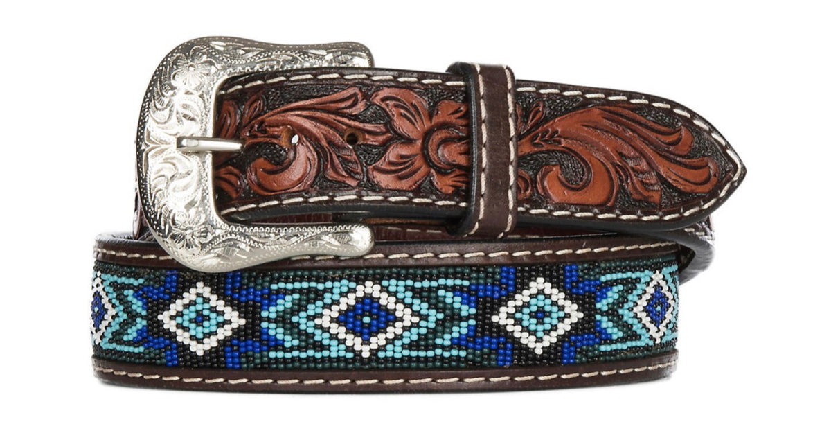 BRADLEY “ | TWISTED X MEN SOUTHERN WESTERN BEADED COWBOY BELT XIBB