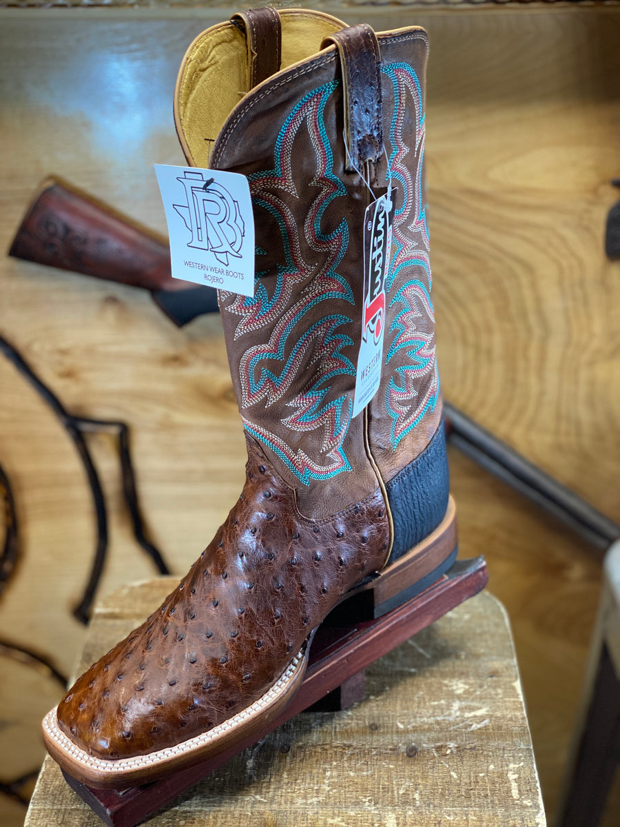 8577 JUSTIN BOOTS ®️ ORIGNAL TABACO OSTRISH BOOTS – Botas Rojero