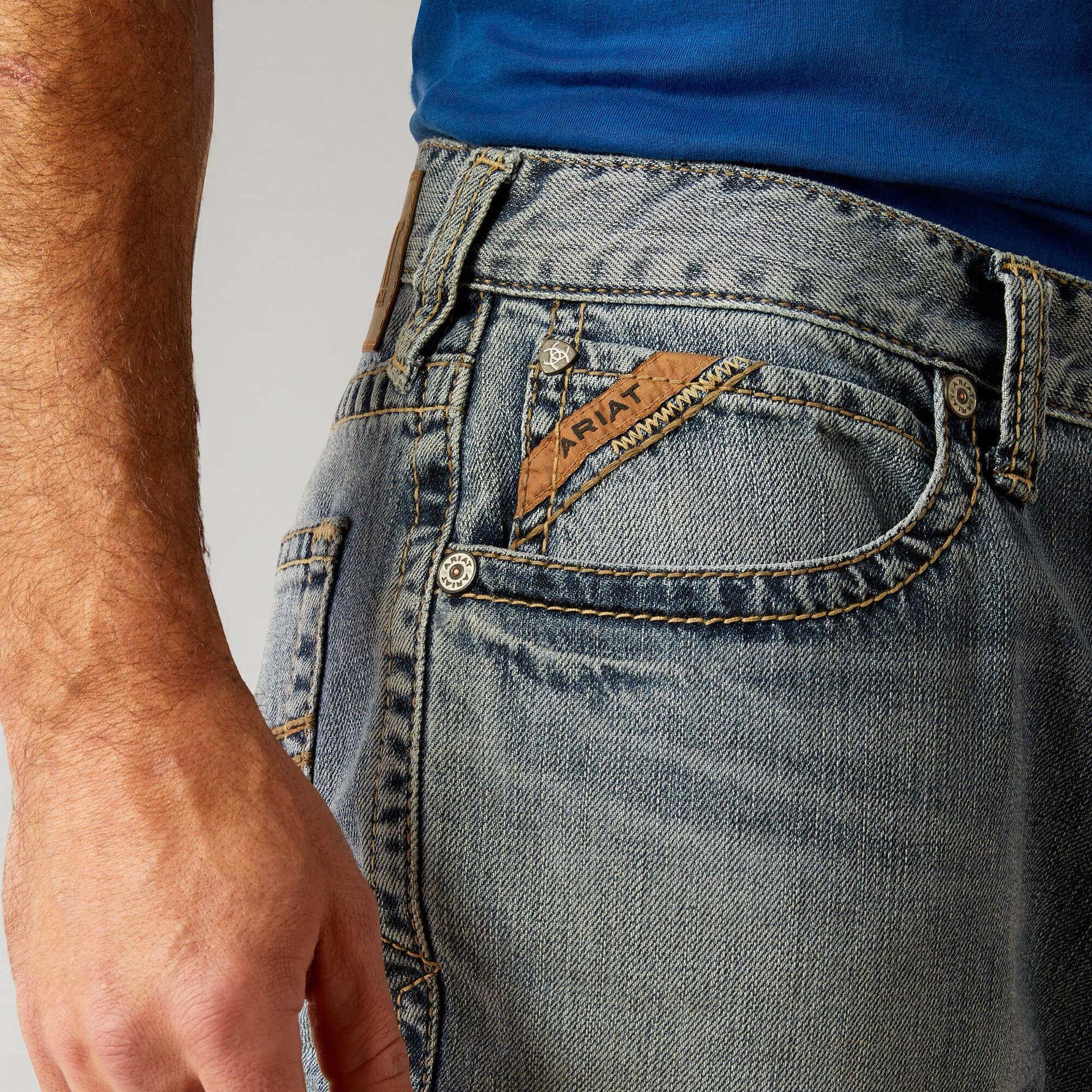 MENS ARIAT M4 RELAXED STRAIGHT LEG WASH:ADRAIN | 10051875. M4