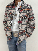 Load image into Gallery viewer, “ Brandon “ | COTTON AZTEC SHIRT JACKET NATURAL ROCK &amp; ROLL RRMO92RZWP