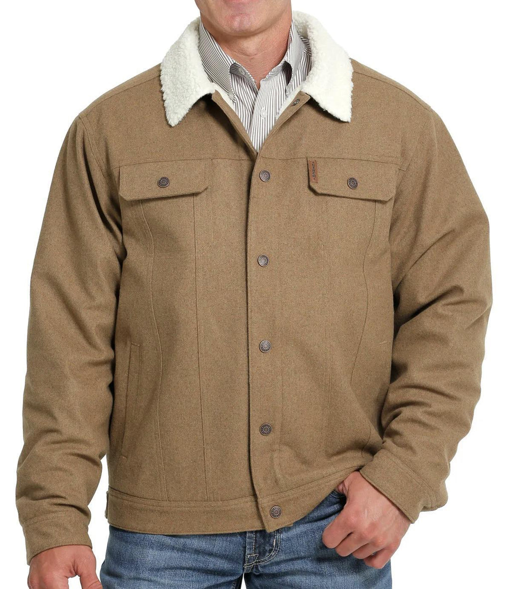 ‘’ NICO’’ CINCH MENS TAN CONCEALED CARRY TRUCKER JACKET | MWJ1074007