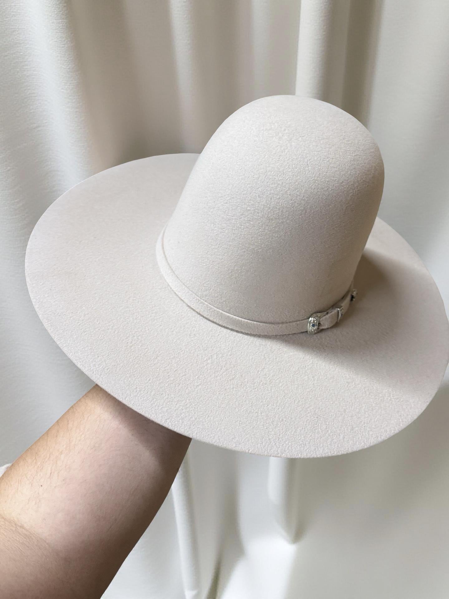 “ SILVERBELLY 4X JR “ | IRON SPUR ™️ WOOL WESTERN OPEN CROWN HAT