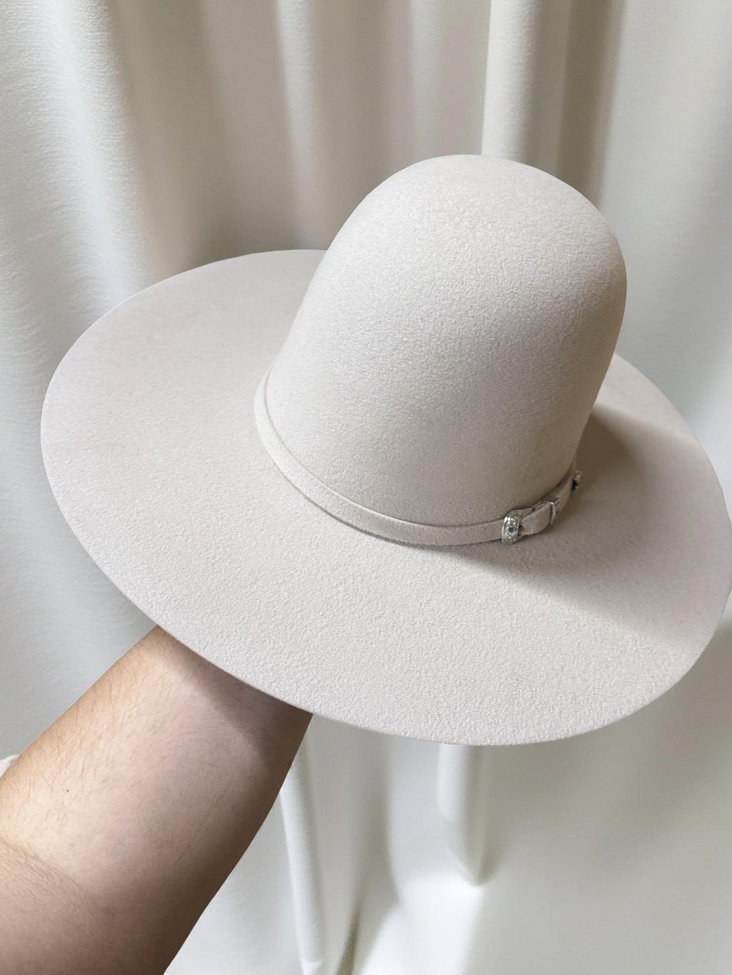 “ SILVERBELLY 4X JR “ | IRON SPUR ™️ WOOL WESTERN OPEN CROWN HAT
