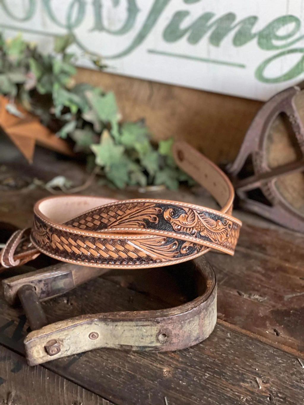 MENS RANGER TOOLED BELT (IFB-100PA)