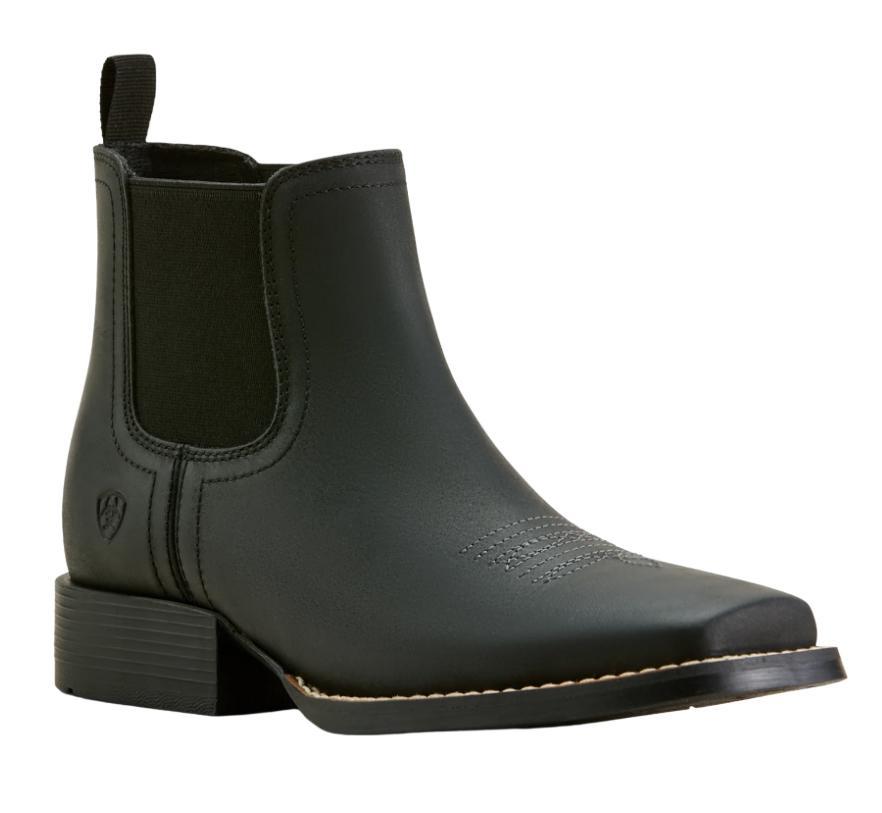 Ariat Youth Booker Tricorn Black   Chelsea Western boot |10063825