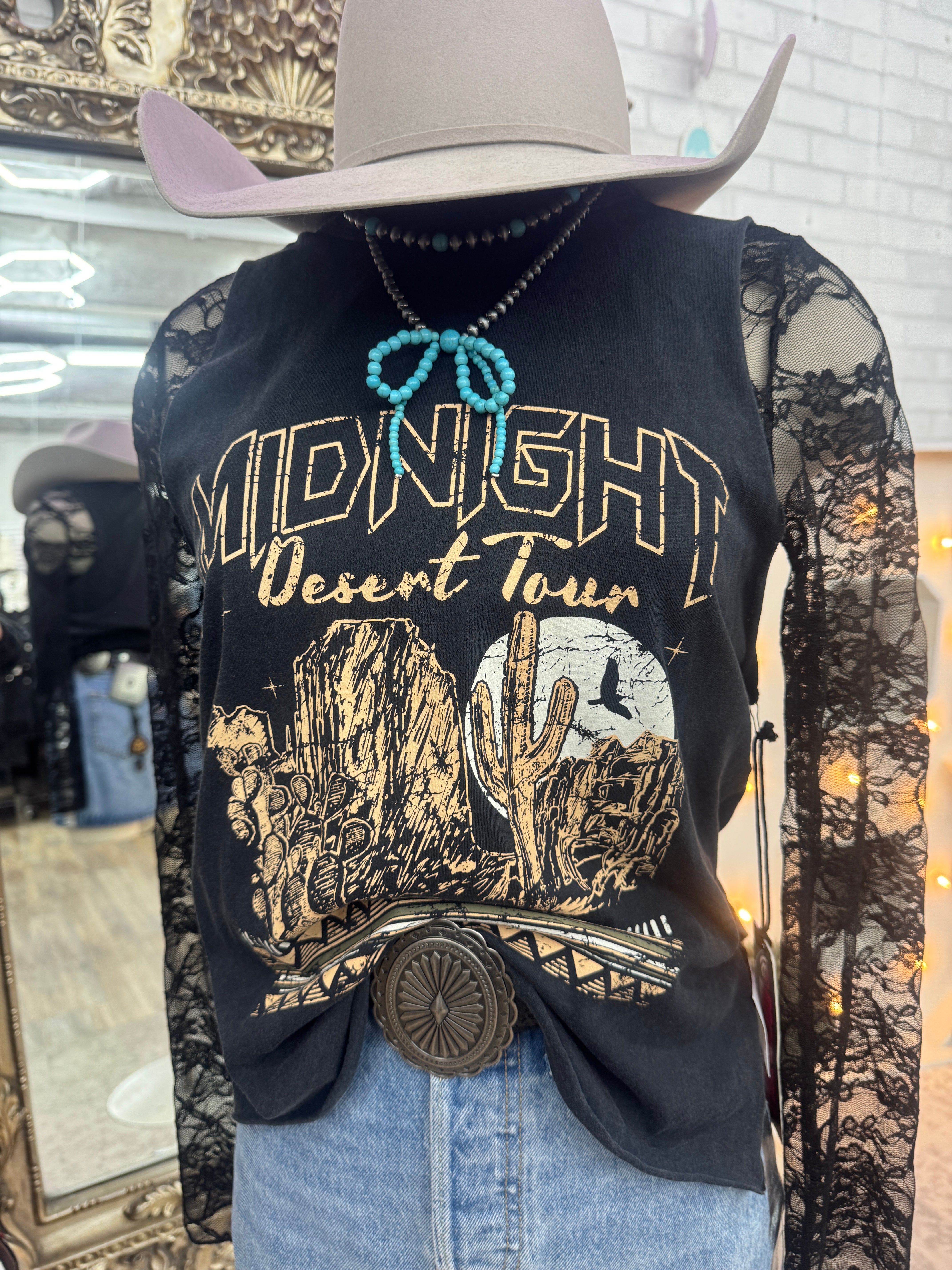 WOMEN GRAPHIC TANK BLACK ROCK & ROLL |RRWT20R058