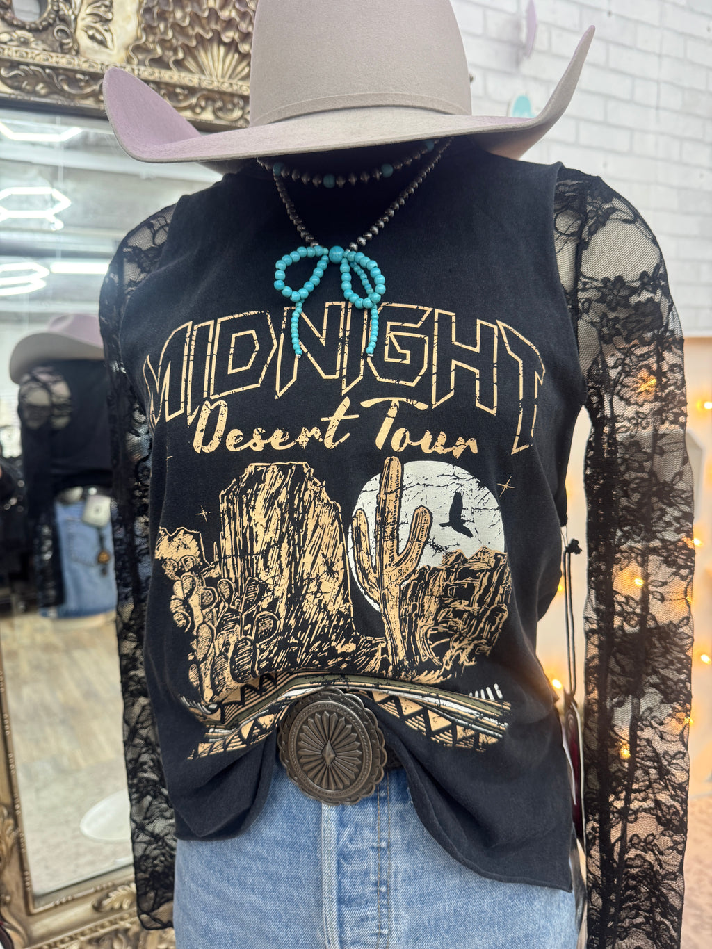 WOMEN GRAPHIC TANK BLACK ROCK & ROLL |RRWT20R058