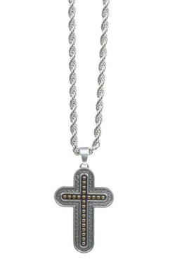 Twister Chain Cross Necklace | 32144