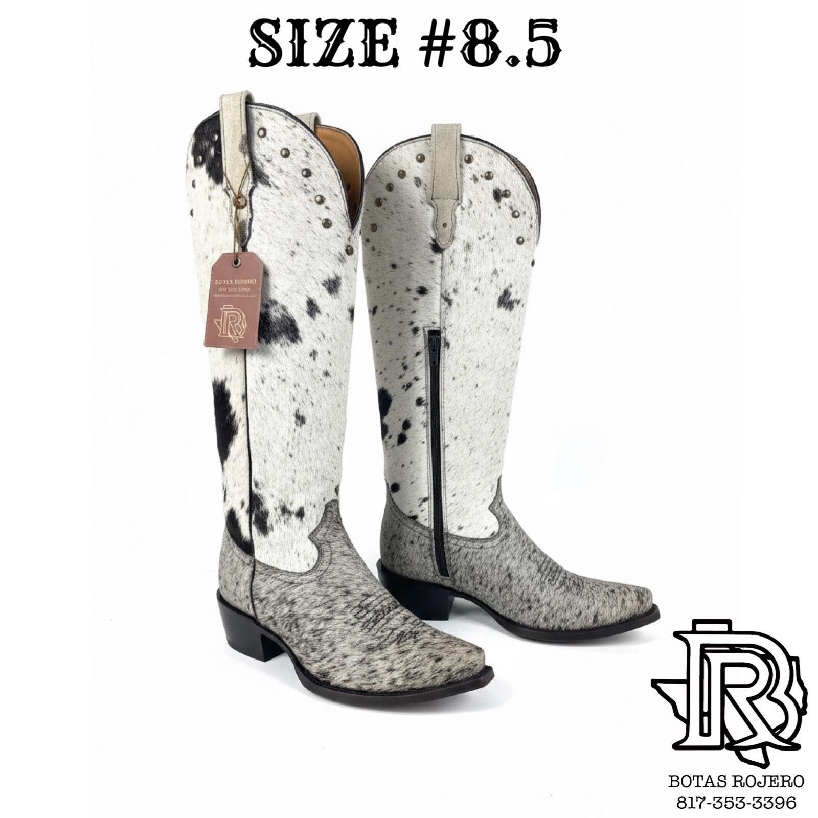 SIZE 8.5 WOMEN COWHIDE BOOTS