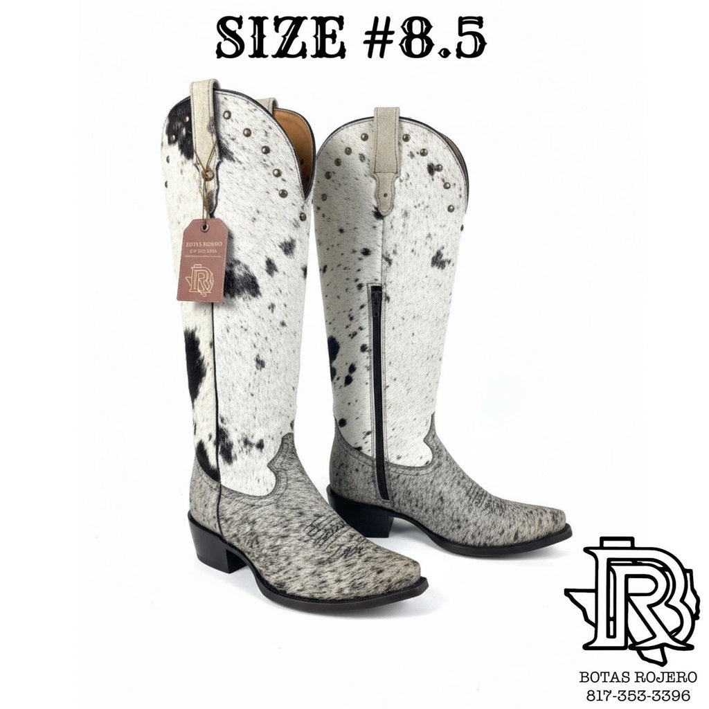 SIZE 8.5 WOMEN COWHIDE BOOTS