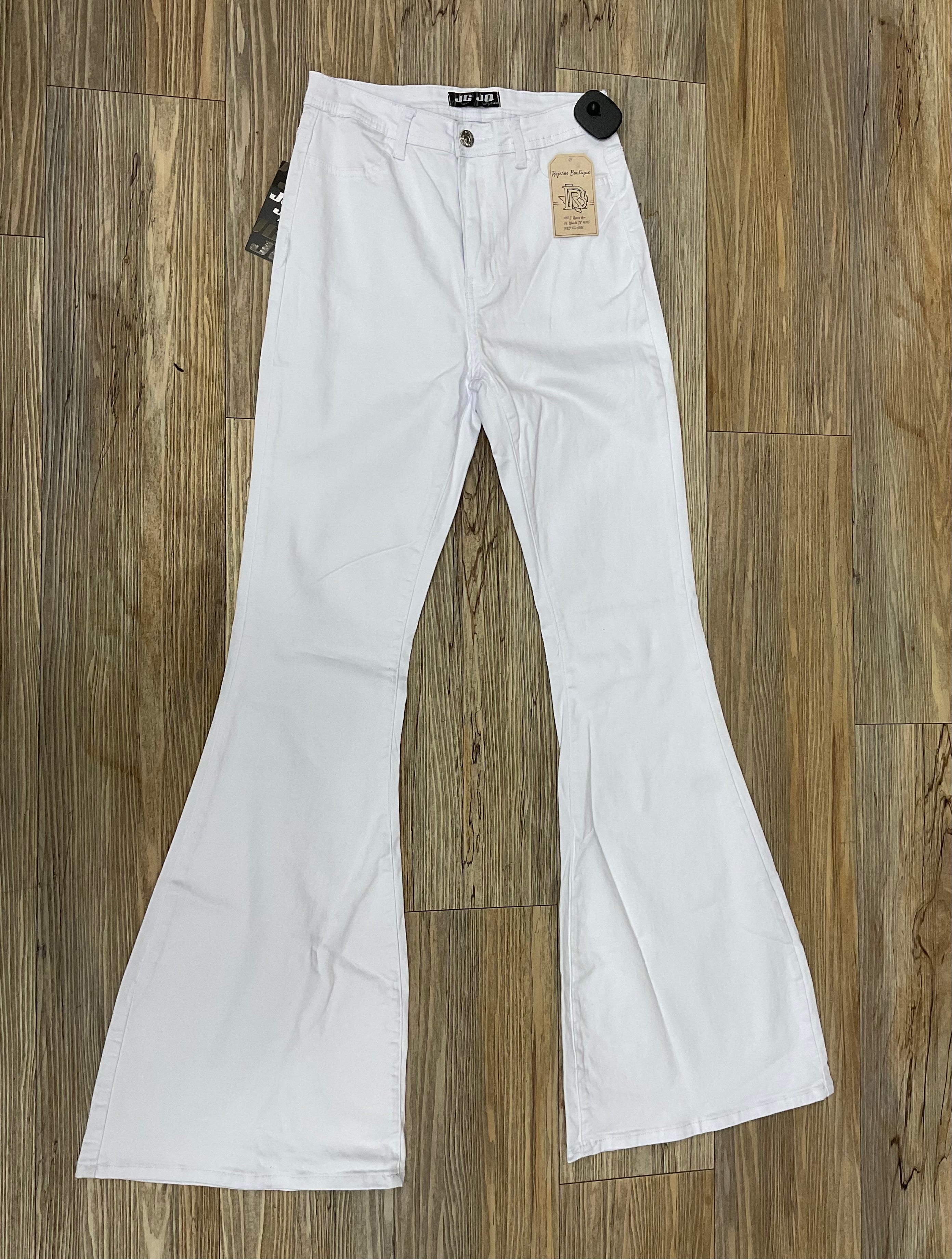 AMBER BELL BOTTOMS (WHITE)