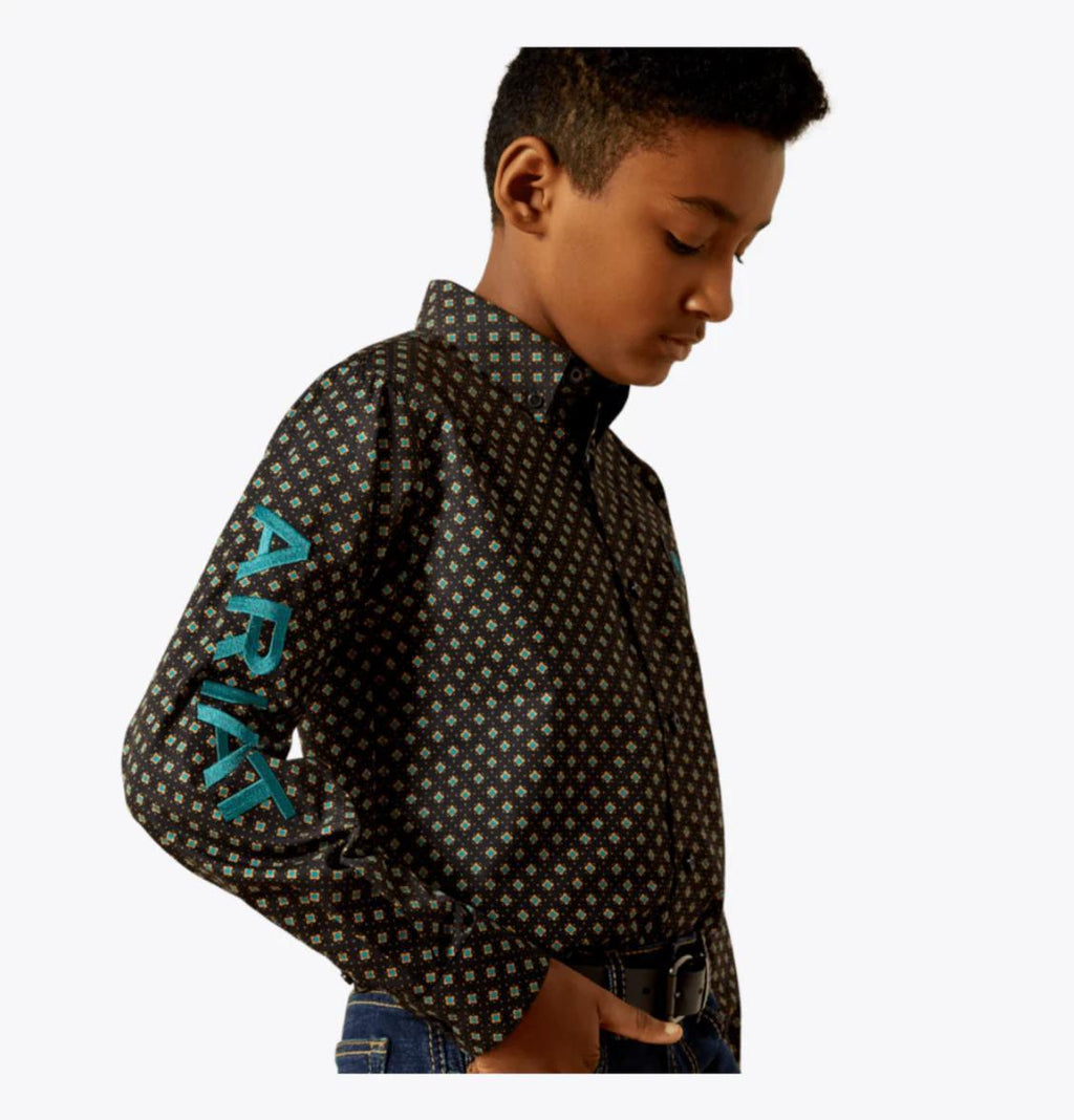 ARIAT BOY'S TEAM PHILBERT LONG SLEEVE SHIRT |10062397