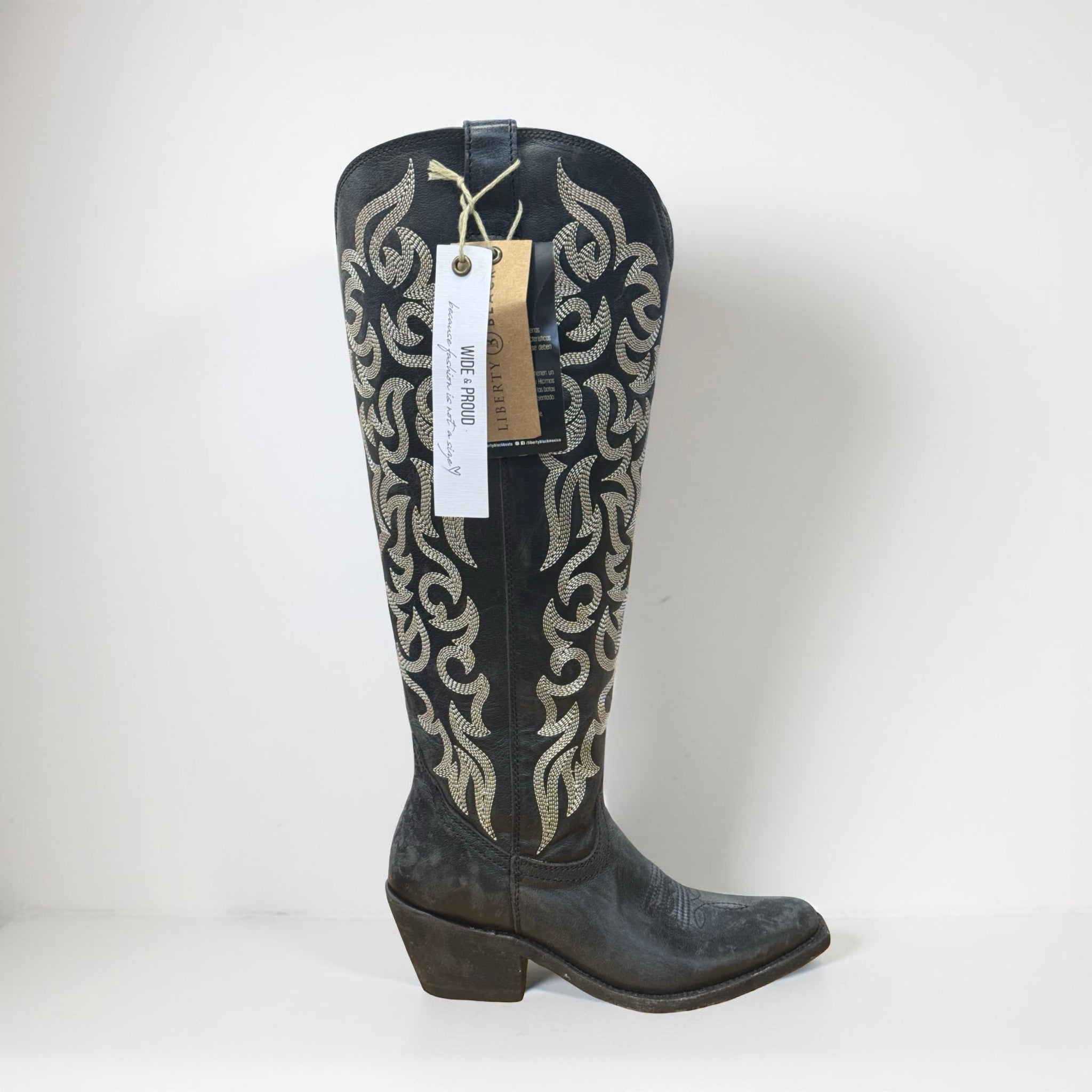 “MARY” LIBERTY BLACK BROWN BOOTS