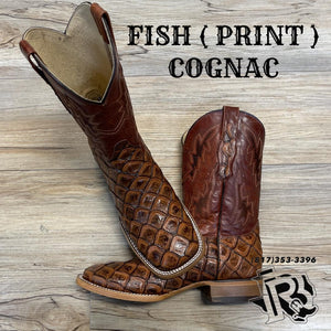 “ JASON “ | MEN WESTERN BOOTS SQUARE TOE COGNAC