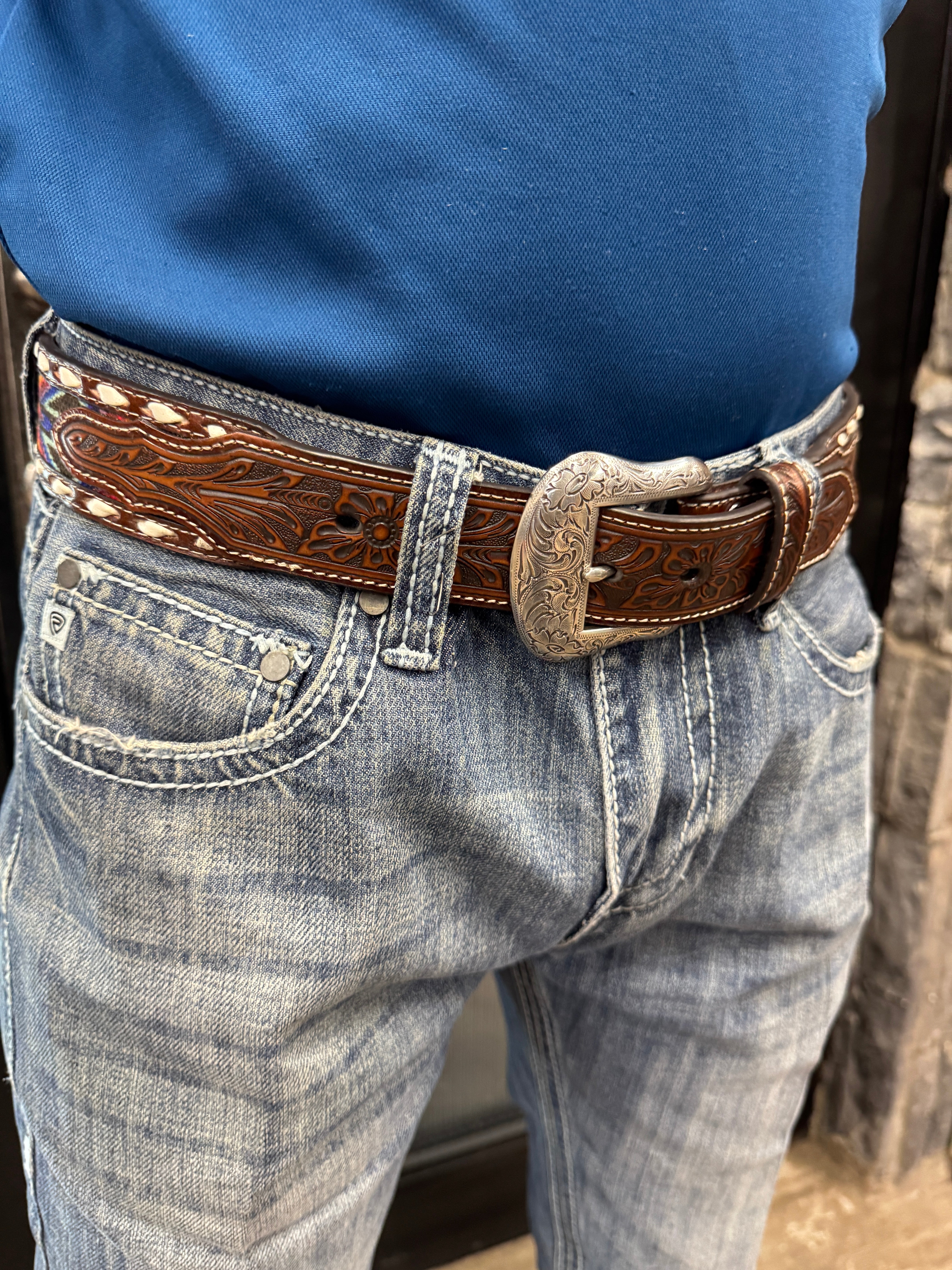 “ Ezequiel “ | MEN WESTERN BELT AZTEC N210002697