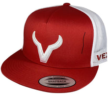 Load image into Gallery viewer, ‘’MICHAEL’’ MENS VEXIL WHITE ICON RED/WHITE CAP | HT-220-009-N