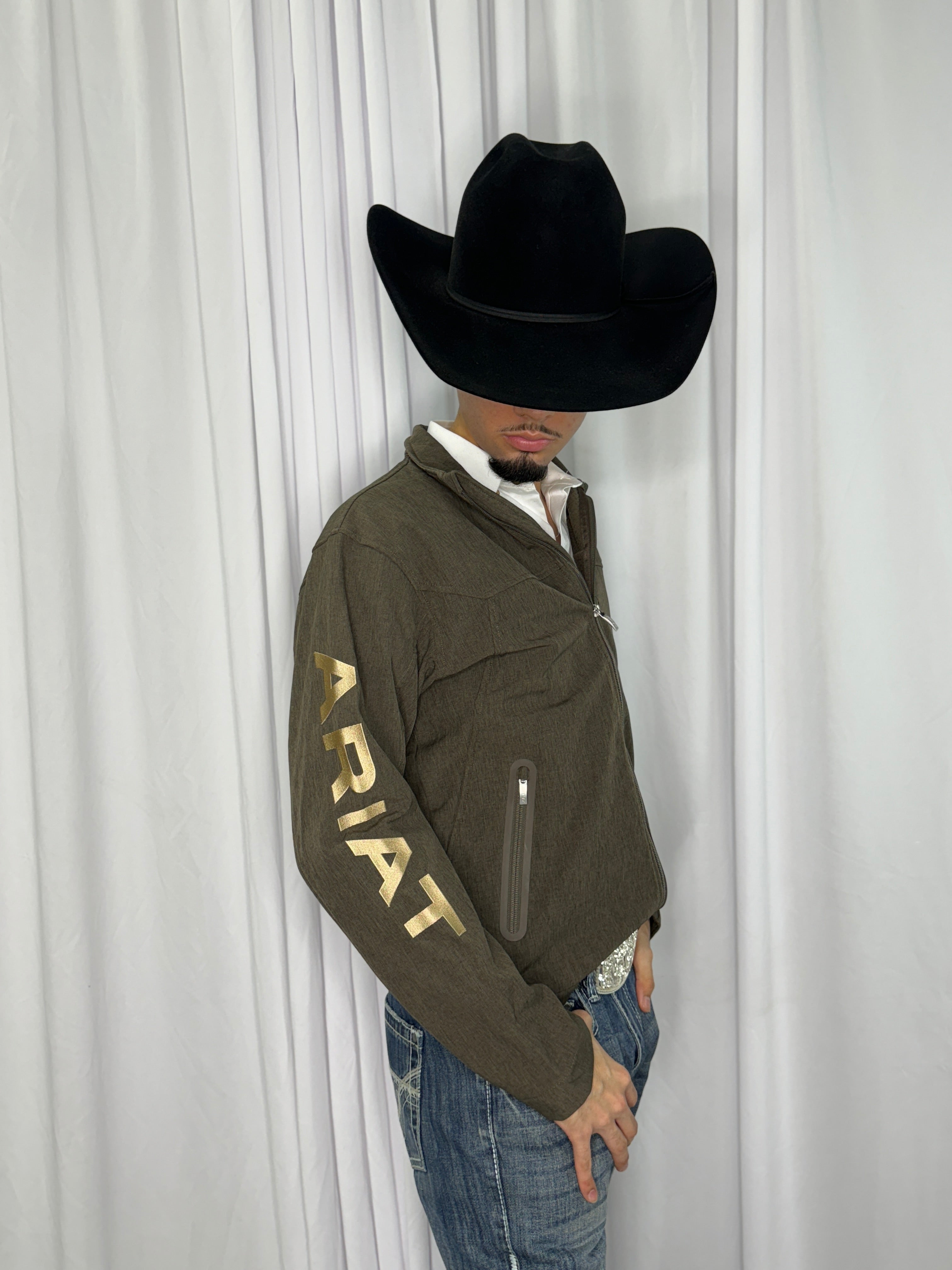 “  Patrick “ | MENS ARIAT BROWN HEATHER Softshell Jacket 10041276