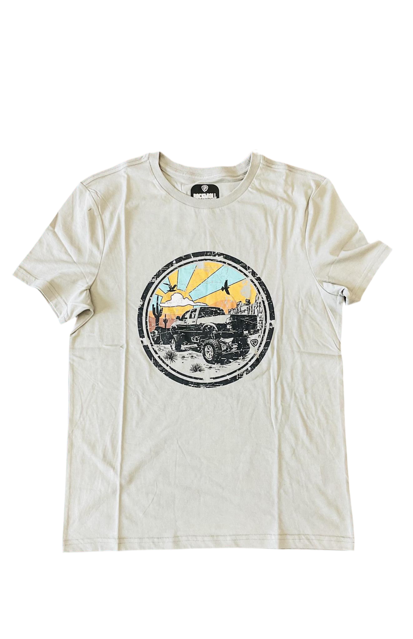 Unisex graphic tee grey | RRUT21R12M