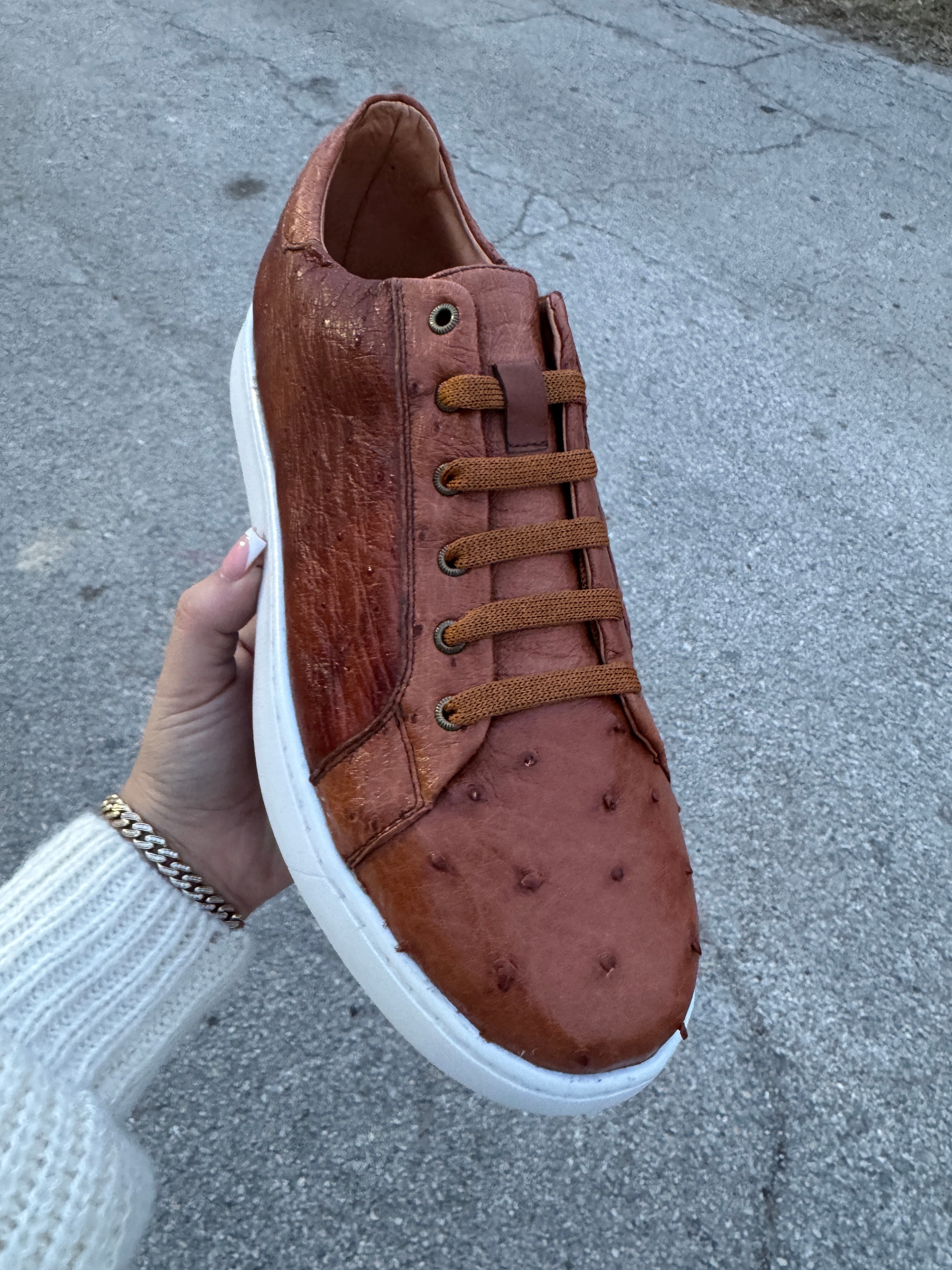 BELICO ORIGINAL OSTICH COGNAC