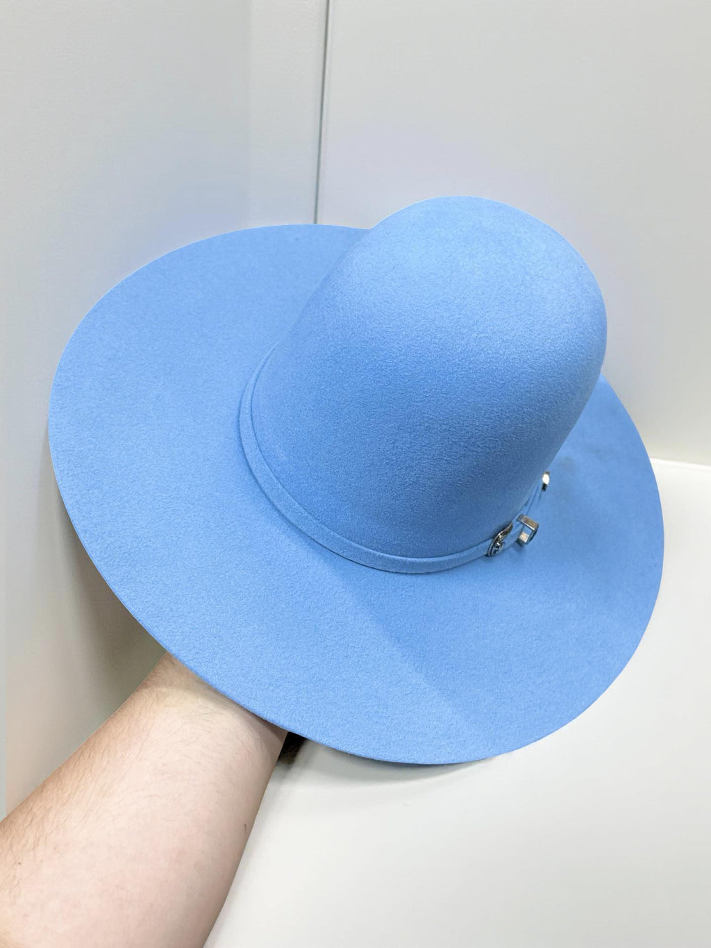 4X BLUE | IRON SPUR ™️ WOOL HAT CROWN 6” BRIM 4 1/4”