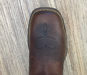 ‘’ROBERT’’ CEBU MEN'S TUMBLEWEED - SOFT TOE- WATERPROOF WORK BOOTS | WP SQR