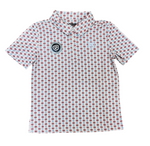 BOY’S ROCK & ROLL NATURAL GEO PRINTED POLO |BB51T06615