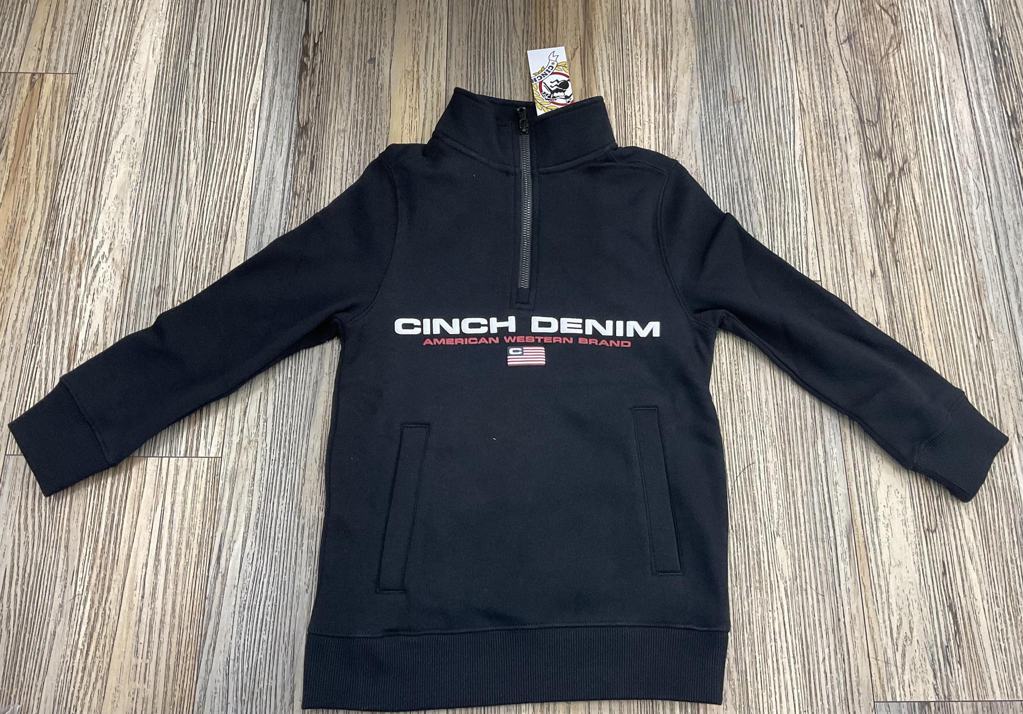 BOYS CINCH BLACK PULL OVER |MWK191001