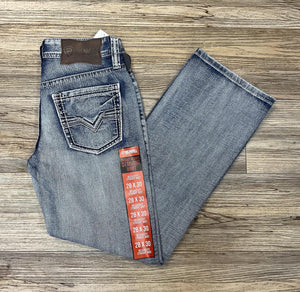 ‘’JULIAN’’ MEN’S ROCK & ROLL LIGHT WASH RELAXED FIT STRAIGHT BOOT JEANS | BM0SD06689 RED LABEL