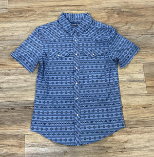 MEN’S PANHANDLE SHORT SLEEVE BLUE SHIRT | TMN3S05718
