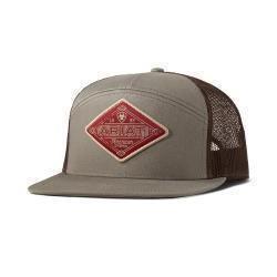 ARIAT MENMS DIAMOND PATCH GREY CAP | A300090206