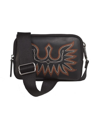 Ariat Western Handbag Womens Casanova Belt Bag Stitch Black  |A770016701