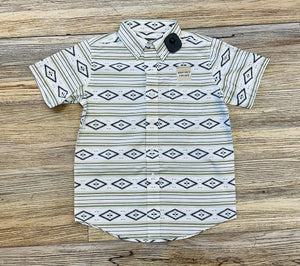 BOYS ARIAT CHRISTOPHER SHORT SLEEVE MINT SHIRT |10054783