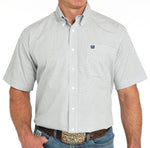 Cinch Mens White Short Sleeve Shirt | MTW1111485