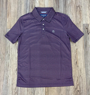 ‘’ZANDER’’ MENS PANHANDLE BLUE SNAP POLO |TM51T06658