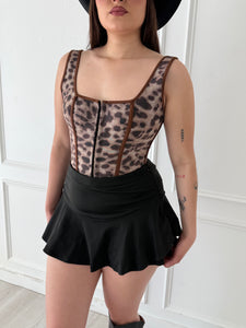 ‘’WENDY’’ LEOPARD CORSET
