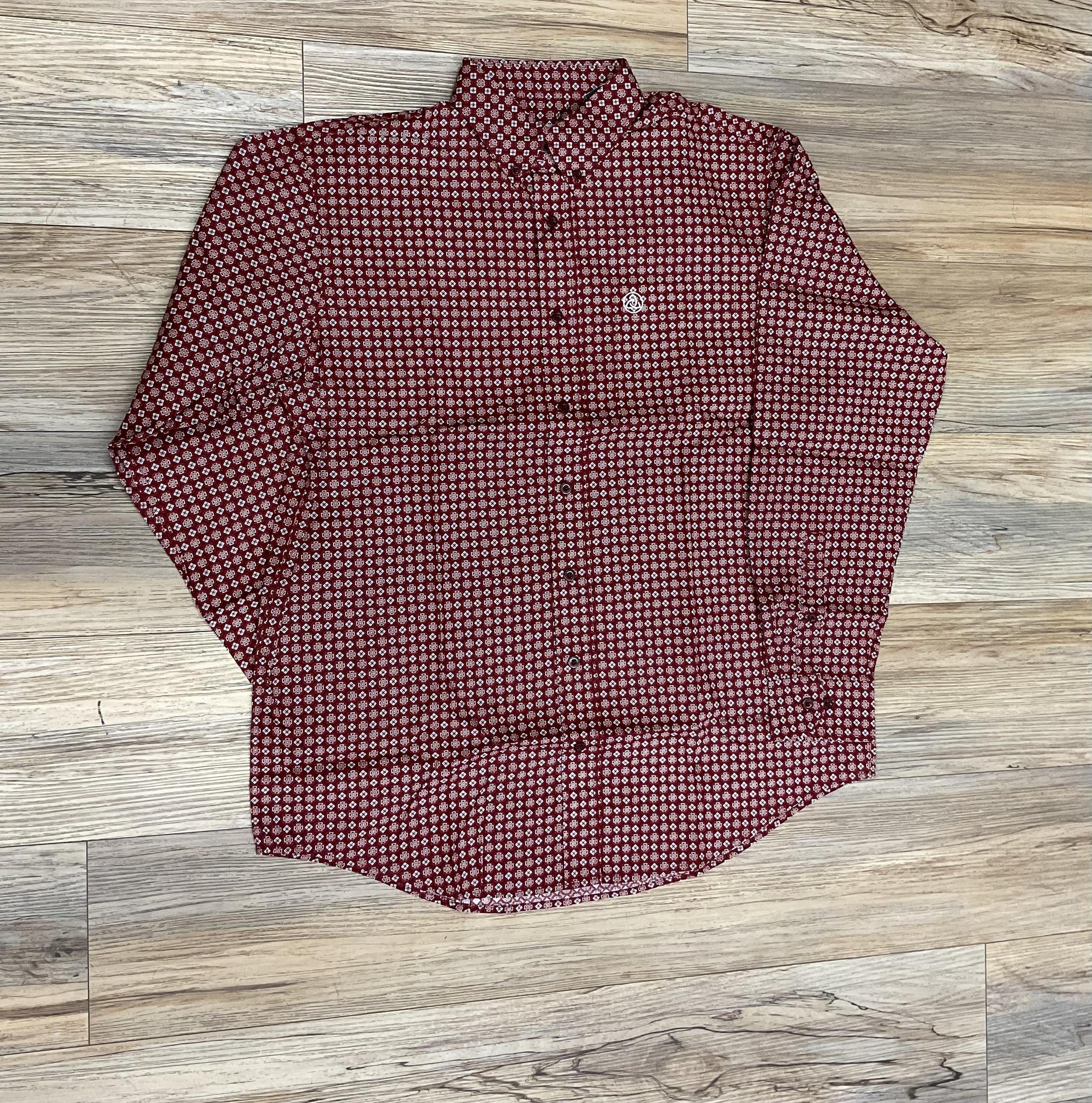 ‘’OLIVER’’| MENS RED WESTERN SHIRT