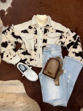Load image into Gallery viewer, COW PRINT JACKET