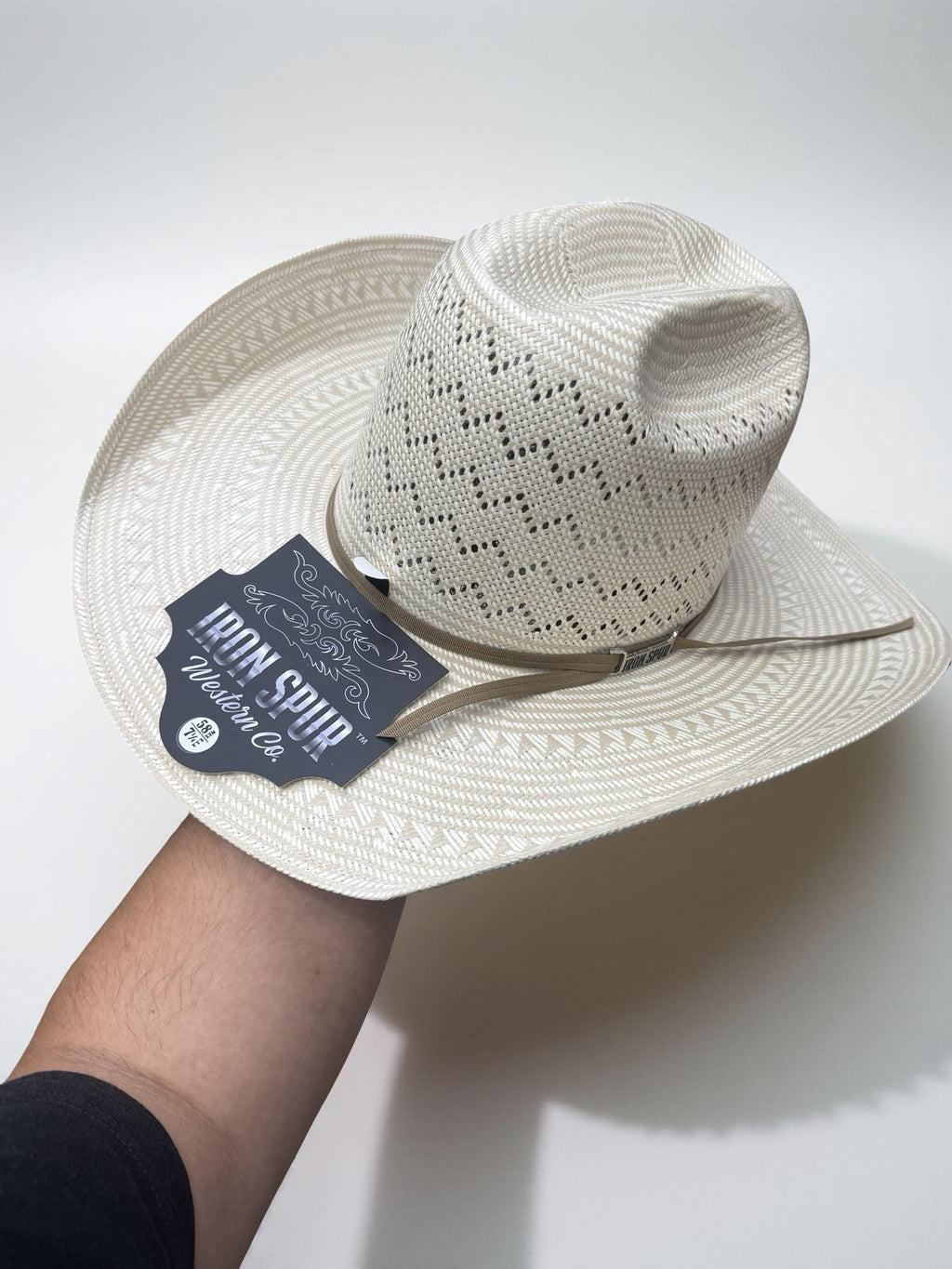 “ DUNES 2.0 “ | IRON SPUR ™️ WESTERN STRAW HAT 6 INCH CROWN 4 1/4 INCH BRIM #9