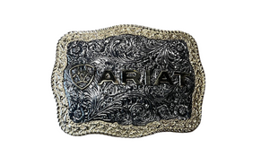 ARIAT RECTANGLE BUCKLE ROPE EDGE - ACC BUCKLE - A37014