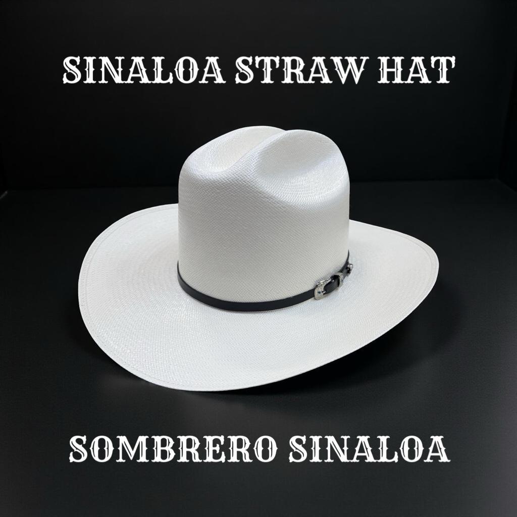 “ Sinaloa “ | IRON SPUR ™️ MEN STRAW HAT 3 3/4 INCH BRIM RED RIVER