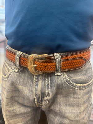 “ CHRISTIAN “ | MEN SOUTHERN WESTERN BEADED BELT KH-1119