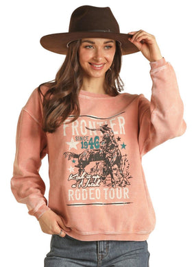 FRONTIER RODEO TOUR GRAPHIC PULLOVER (BW91T02738)